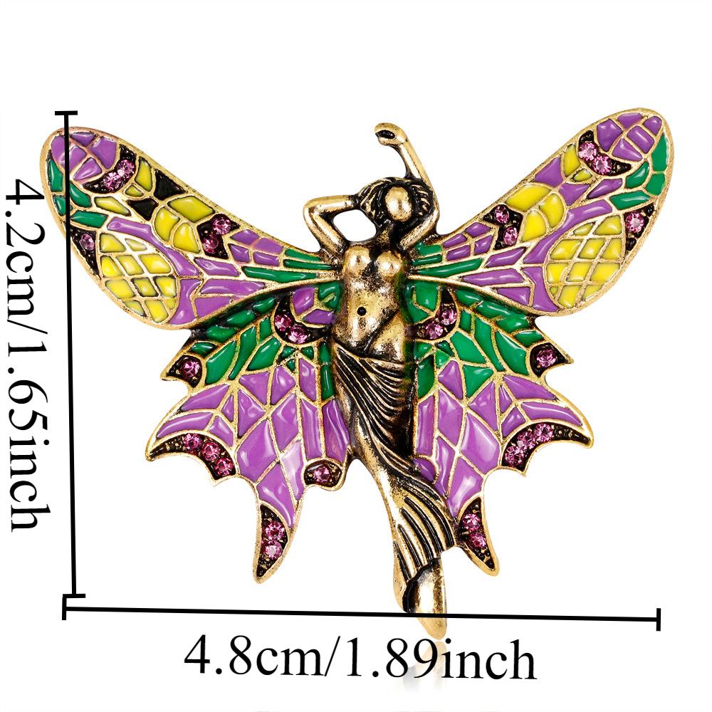 Baroque Luxury Butterfly Design Men's and Women's Brooch PinsJewelry  AccessoriesWedding Holiday Party Couple Surprise Gift