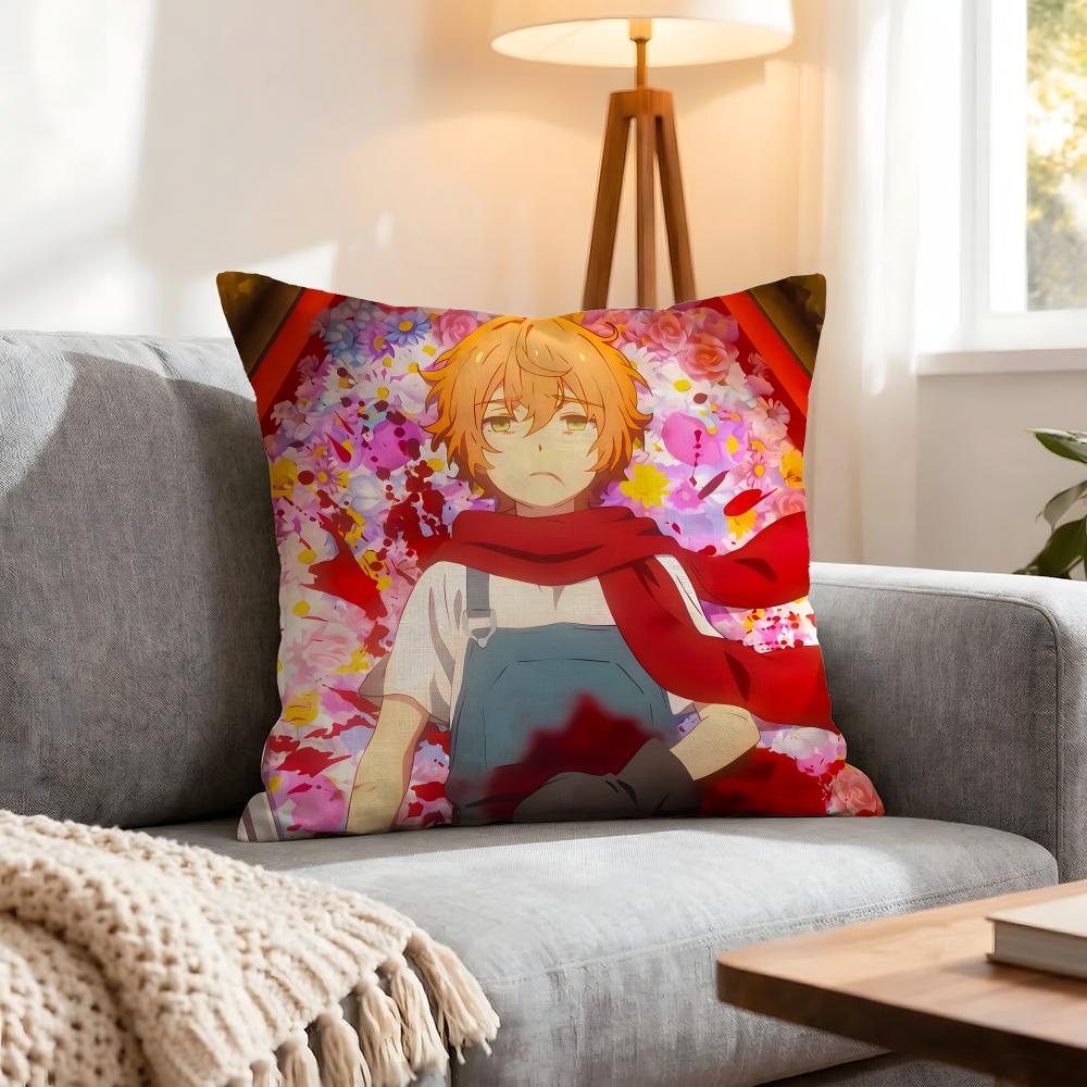 Anime Angels of Death Cushion Cover Pcs Decorative Covers Soft Cushion Case for Sofa Couch Decor x x Pillowcases