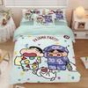 Cute Crayon Shin chan ,Microfibre Bedding Sets, Children's Bed Linen with Zip Room Decor Duvet Cover for Teenagers adult