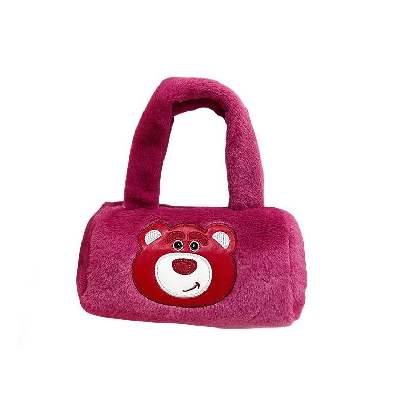 Cute Cartoon Plush Shoulder Bag For Girls Lightweight And Theft-proof Available In Multiple Colors