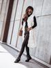 2023 Autumn/Winter Long Round Neck Fur Vest Coat