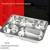 Stainless Steel 5-Compartment Divided Tray