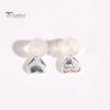 6Pcs Earring Backs Heart Shape Earring Lifter Backs Silicone Earring Backs Replacements for Droopy Ears