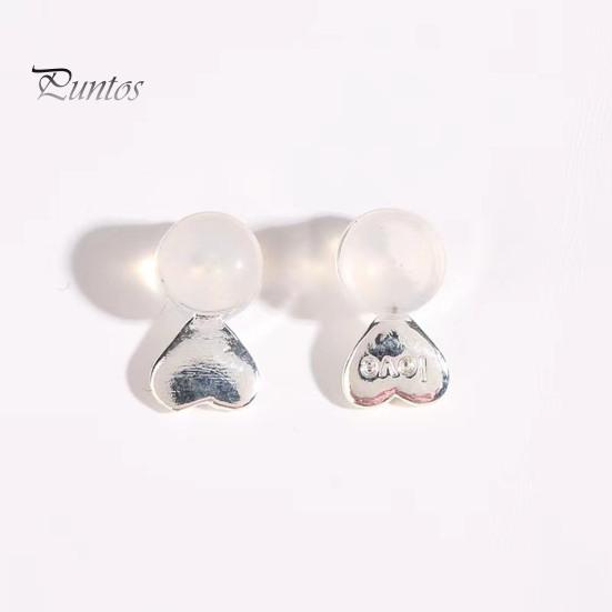 6Pcs Earring Backs Heart Shape Earring Lifter Backs Silicone Earring Backs Replacements for Droopy Ears