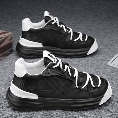 Salg Herresko Sommer Pustende Ny Trend Allsidige Svarte Sneakers Herre Arbeid Sklisikre Sko