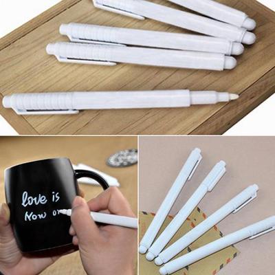 1 Pc White Liquid Chalk Pen Marker for Glass Windows Chalkboard Blackboard