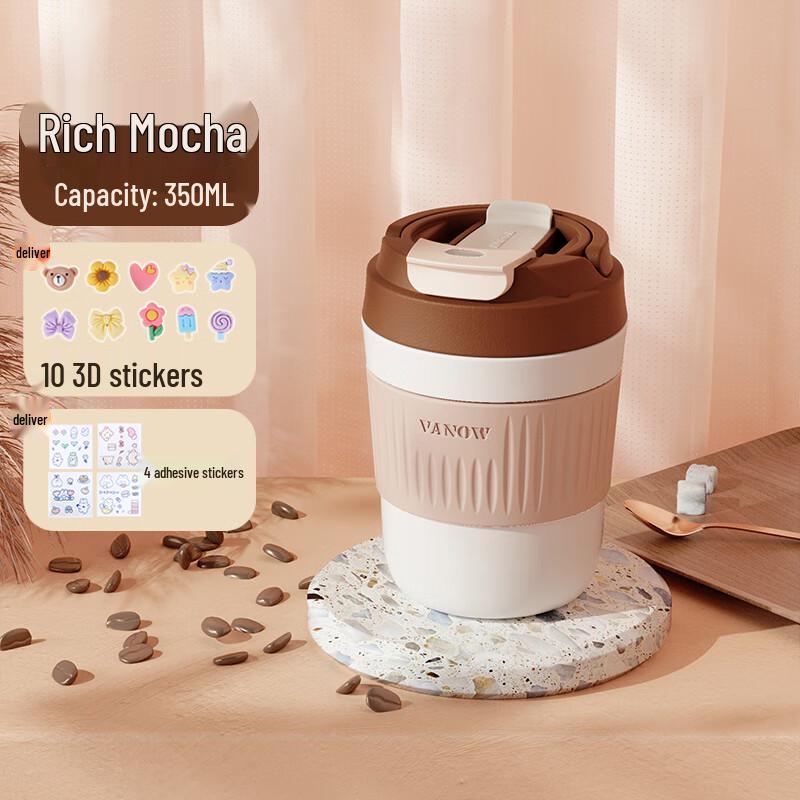 Vanow Ceramic Lined Insulated Travel Mug