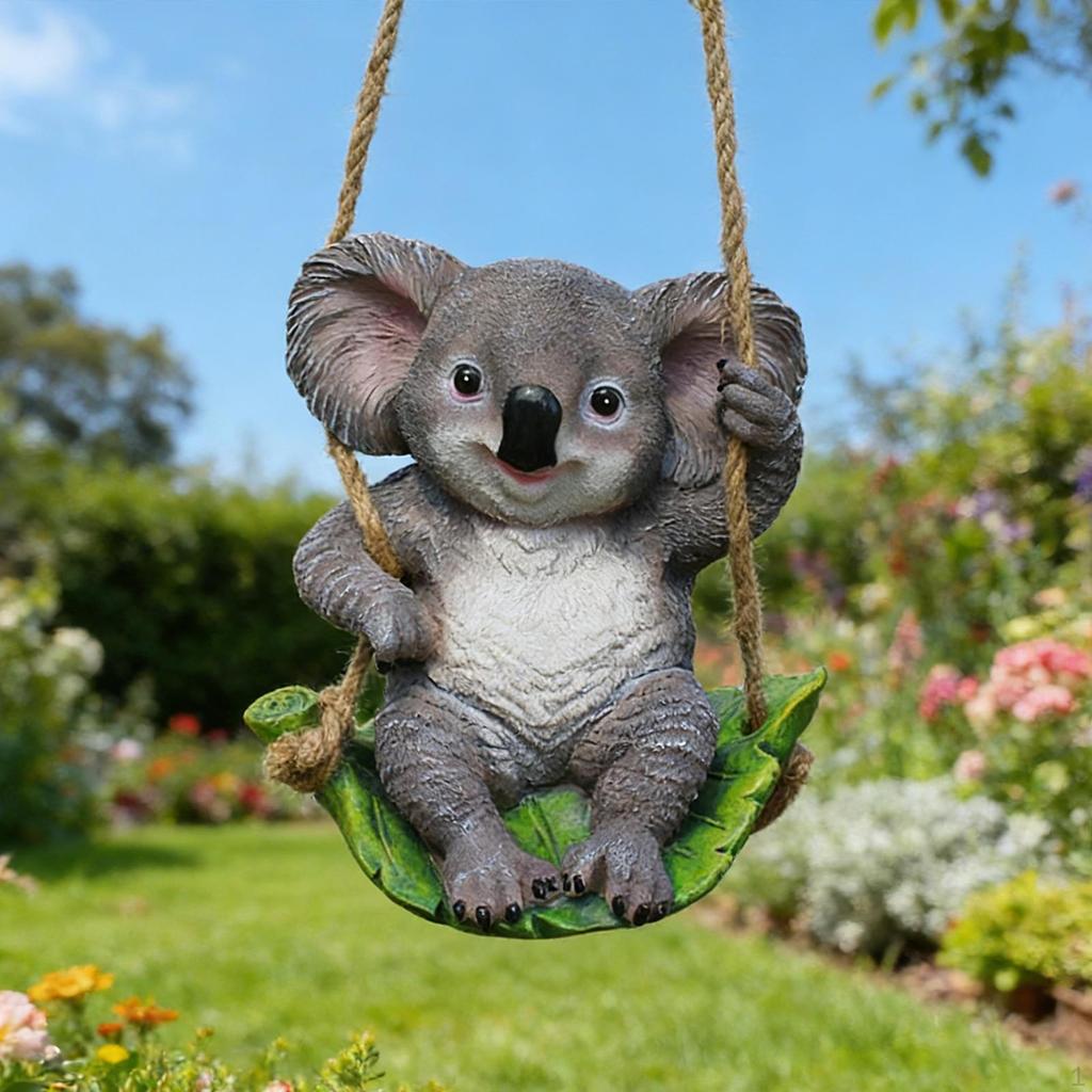 Decorative Hanging Figure Made of Resin with A Garden Animal Motif, Collector's Item for