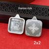 Tibetan Thangka Gold Necklace: Non-fading, Waterproof GAU Box Pendant, Multi-size Options