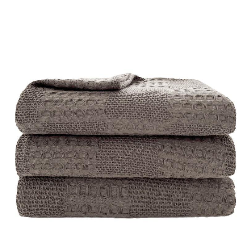 Picnic Blanket 100% Cotton Soft Breathable Thermal Skin-friendly Throw Blankets for Beds Living Room Home Decor for All-Season