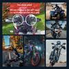 Foldable Adventure Motorcycle Rearview Mirrors For Suzuki DR200 350 DR650 DRZ400