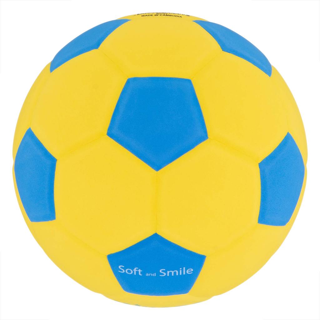 MIKASA Junior Soccer Size Smile Glued Recommended Internal Pressure Ball, 3, Soccer, Approx. 150g, Yellow/Blue, SF3J-YBL, Ball, 0.10-0.15kgf/cm²