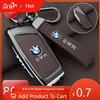 Car Sticker Hot 2025 Metal Car Key Case Cover Shell For BMW X1 U11 X7 G07 XM G09 I7 G70 X5 G05 LCI IX IX40 I20 U06 G81 M3 Series