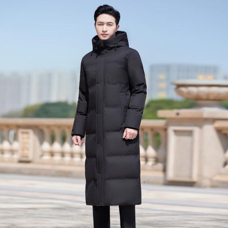 Men's Winter Mid-Length Hooded Padded Jacket