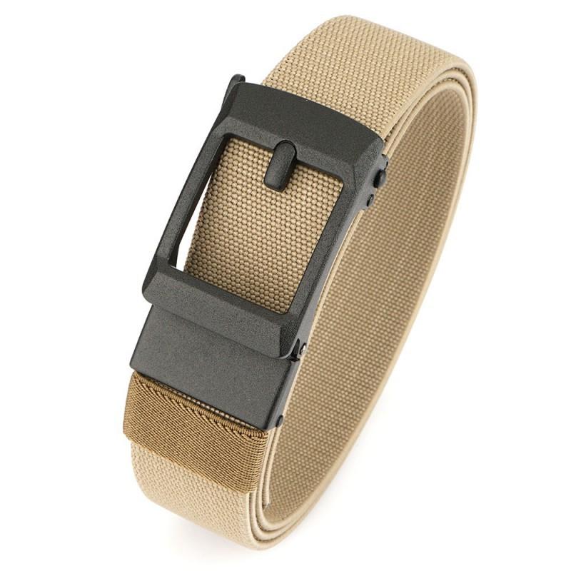3.5 Belt Men s Automatic Buckle Elastic Nylon Outdoor Casual Stiff Pants Waist