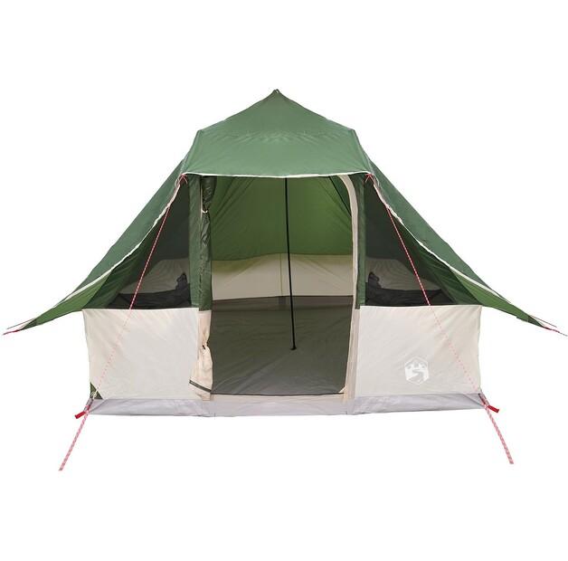 Палатка семейная VidaXL Tipi 8-местная зеленая водоотталкивающая