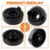 Pair 80mm Rubber Housing Seal Cap Dustproof Cover For Car LED Bulb HID Headlight