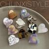 Korean Cute Acetate Heart Claw Clip - Small, Stylish Hair Accessories