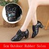 Scarpe da Ballo per Ragazze per Donne Signore Sala da Ballo Tango Moderno Danza Performance Scarpe da Pratica Tacchi 3.5/5CM Dropshipping