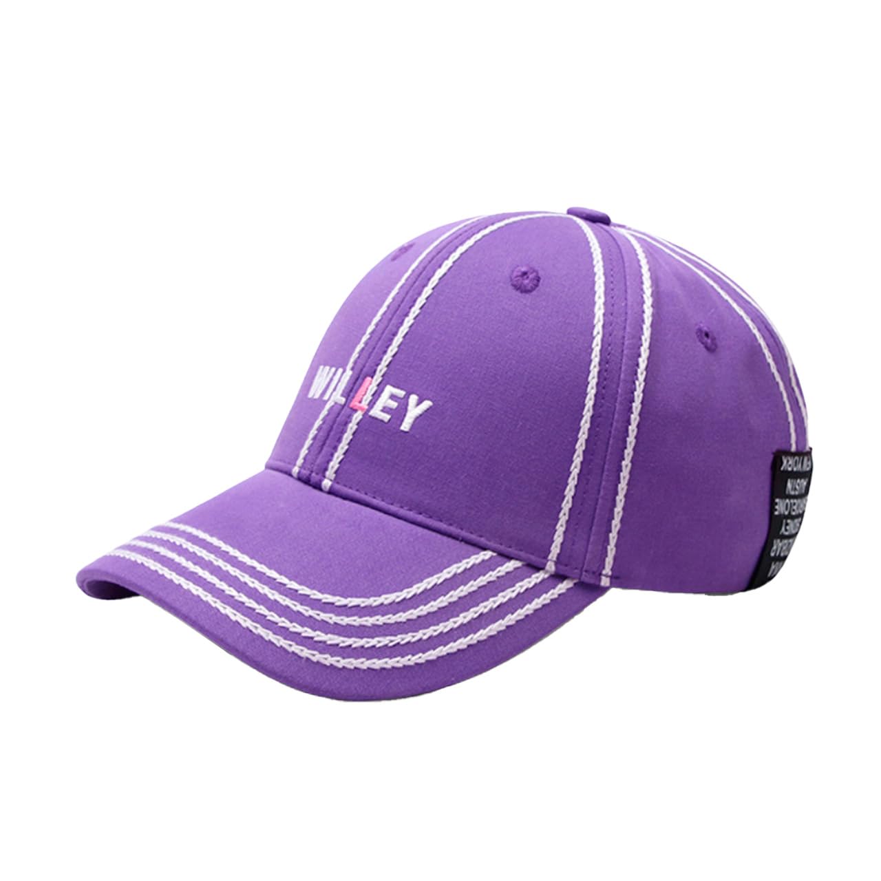 

Embroidered for Men and CZA028 [White Fang] Cap, Casual, Fashionable, Sporty, Stylish, Women, (Purple) фиолетовый