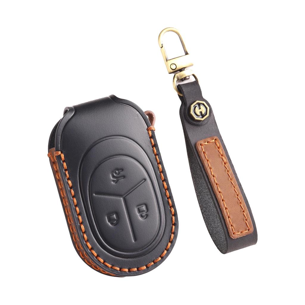 Genuine Leather Key Cover for Weilai ES6/ET5T/EC6/ES8/EC7/ET7
