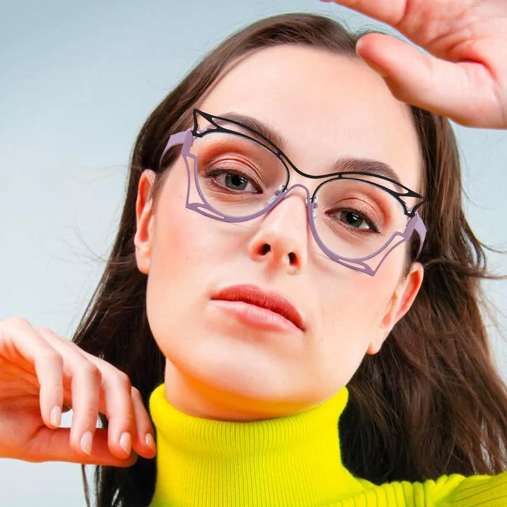 Vintage Optical Butterfly Anti Blue Light Glasses Women For Female Luxury Brand Designer Myopia Prescription Eye Glasses Frame