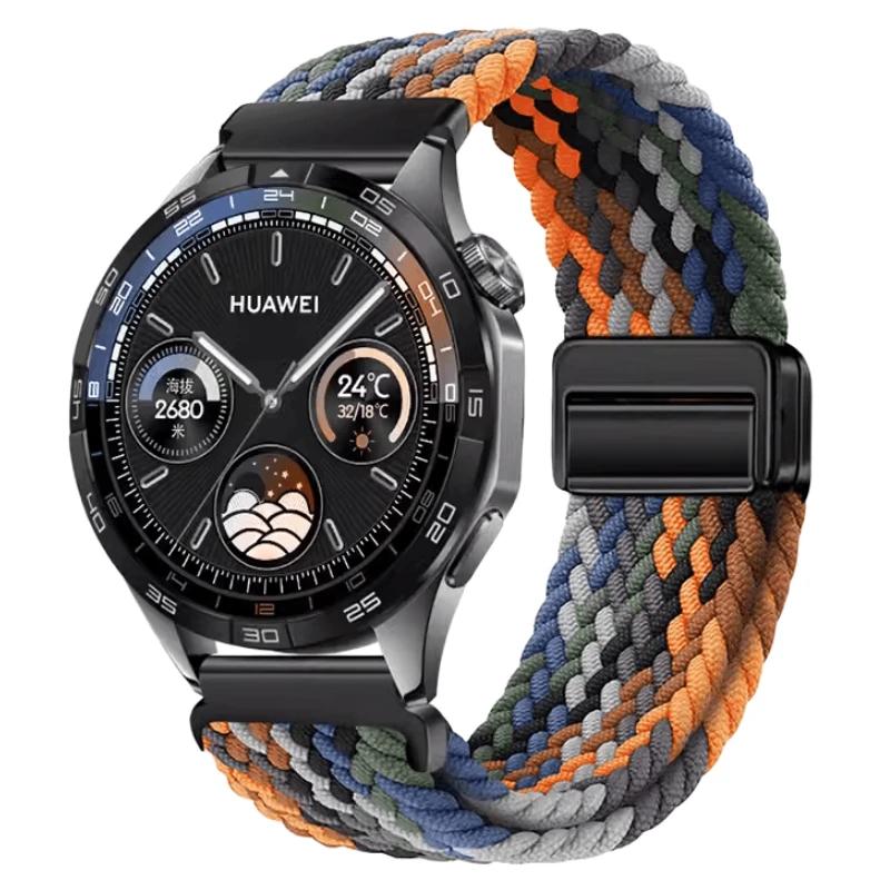 Nylon Band for Huawei Watch 5/GT5 Pro/GT5/4/3 46mm Sport Wristband for Amazfit Balance 2 1/Bip 6 5/GTR 47mm/GTS 4/Active 2 Strap