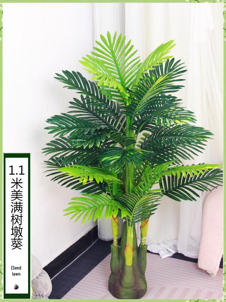 Large Indoor Evergreen Bonsai: Fake Plastic Tree Decor for Living Room.