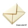 European Style Gold Edge Invitation Envelope with Handwritten Greeting Card & Customizable Logo Option