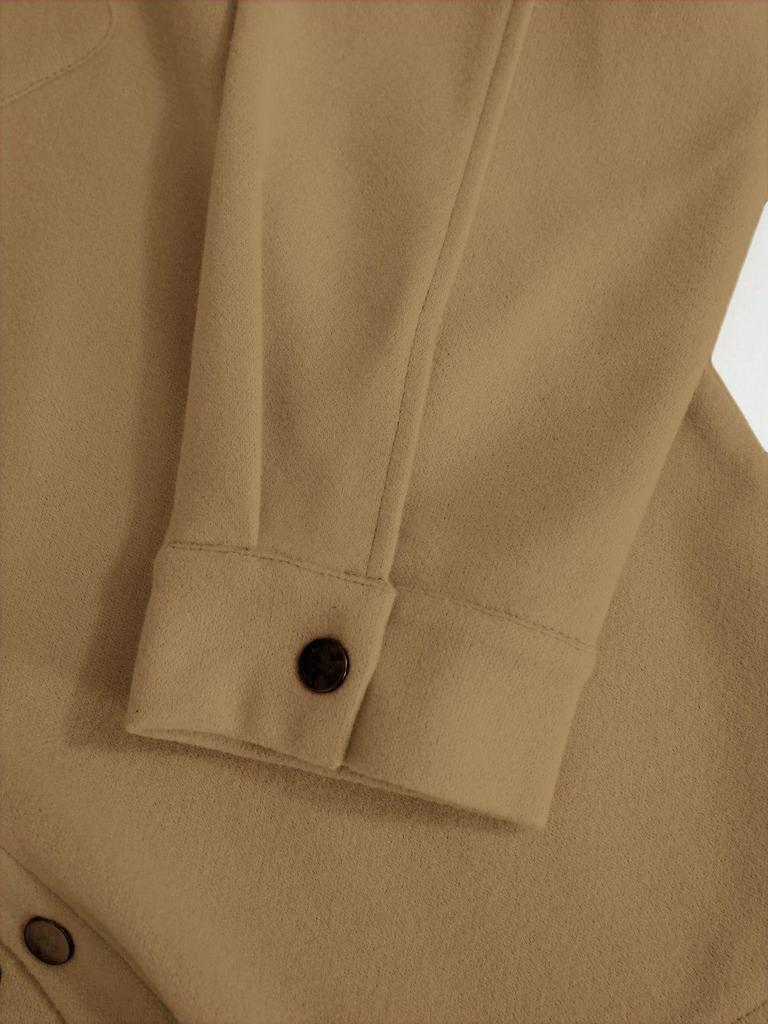 European Autumn/Winter Lapel Wool Men's Casual Sports Jacket
