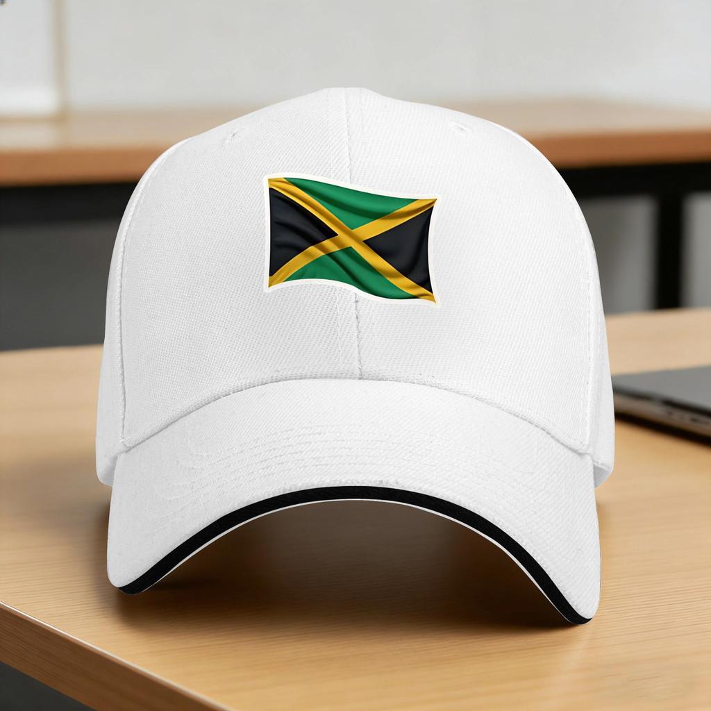 Jamaican Flag Casual Baseball Cap Jamaica Hunting Camping Trucker Hat Spring Sun Visor Unisex Adult Design Baseball Caps