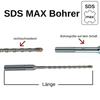 Betonbohrer SDS Max, 25mm, 4 Schneiden