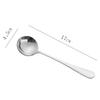 1Pcs Durable Stainless Steel Soup Spoons Dishwasher Tableware Stirring Spoon 17cm Coffee Kitchen Tool for Dessert Coffee