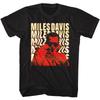 Miles Davis Verzerrter Text Musikshirt