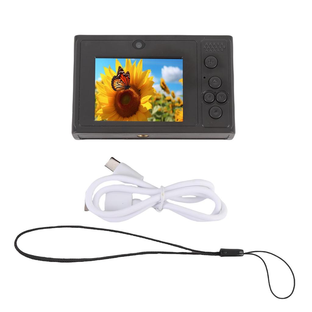 Digital Camera 48MP 1080P HD Multi Zoom Autofocus Mirrorless Camera with 2.4 Inch Screen for Travel