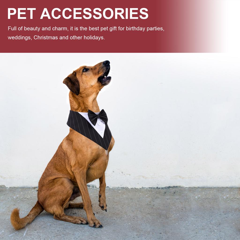 Fashionable Pet Bibs Bandana Dog Collars for Puppies Cats Neck Party Scarves Decorative Triangular Collar Comfortable Gift