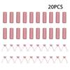 20 Sets Metal Rope Ends Stopper Button Cord End Lock Cap Hanging Bell Buckle DIY Bag Shoes Garment Lanyard Accessories