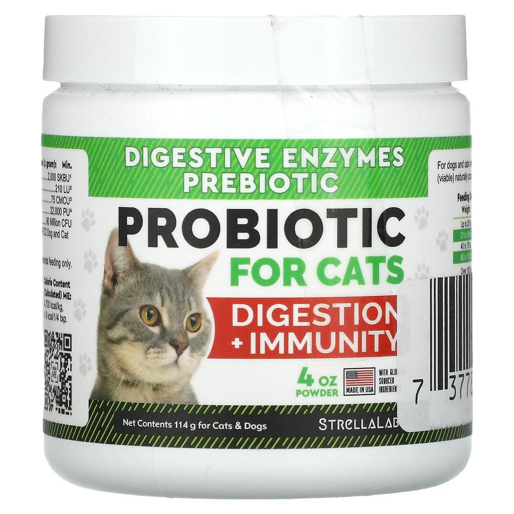 Probiotic, Digestive Function + Immunity, For Cats and Dogs, 114G(4Oz)