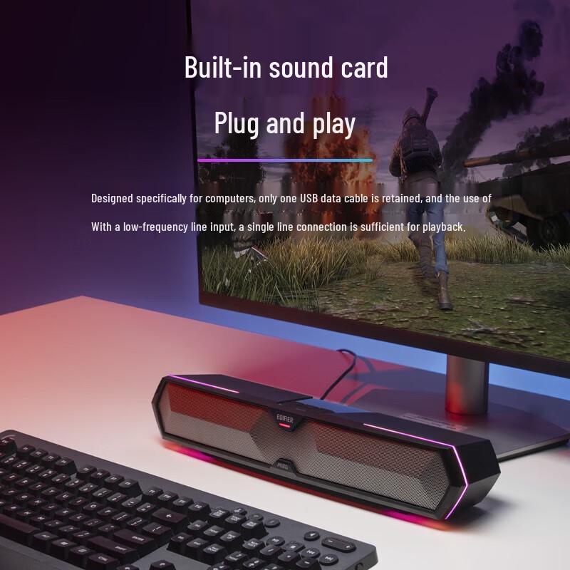 Edifier M30 RGB Desktop Gaming Speakers CN Plug (adapter Included)