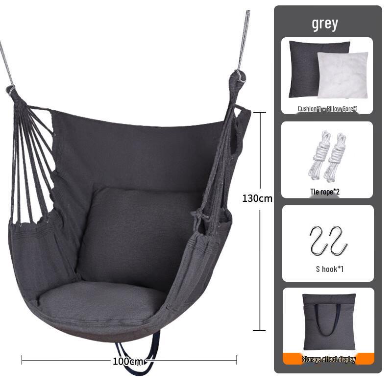 OEING Outdoor & Dormitory Hanging Hammock Chair