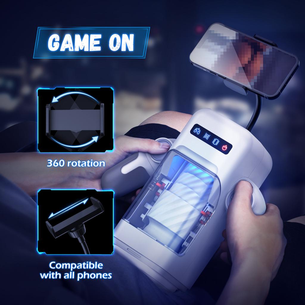 Kushor Robot Automatic Male Masturbator Phone Holder Heating Vibration Blowjob Machine Vagina Masturbation for Men Sex Toys 18