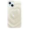 Retro Folds 3D Love Heart Case For For Iphone 13 11 12 14 1 16 17 Pro Max 17 Air  Soft Shockproof Cover Bumper