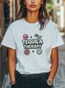 Tequila Therapy T-Shirt Cute Funny Trendy Y2K Party Cocktail Graphic Women Tee