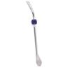 Filter Tip Stainless Steel Straw Spoon Drinking Filter Spoon Straw  For Gourd Drinking