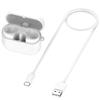For Samsung Buds3 FE R420 Charging Case for Galaxy Buds3 FE Earbuds Portable ABS 5V 0.3A Input 59x49x24.4mm Black White