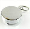4cm Metal Retractable High-Rebound Steel Keychain with Anti-Theft Features