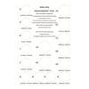 Reusable ring size measuring card, finger circumference sizing tool for European and US ring sizes
