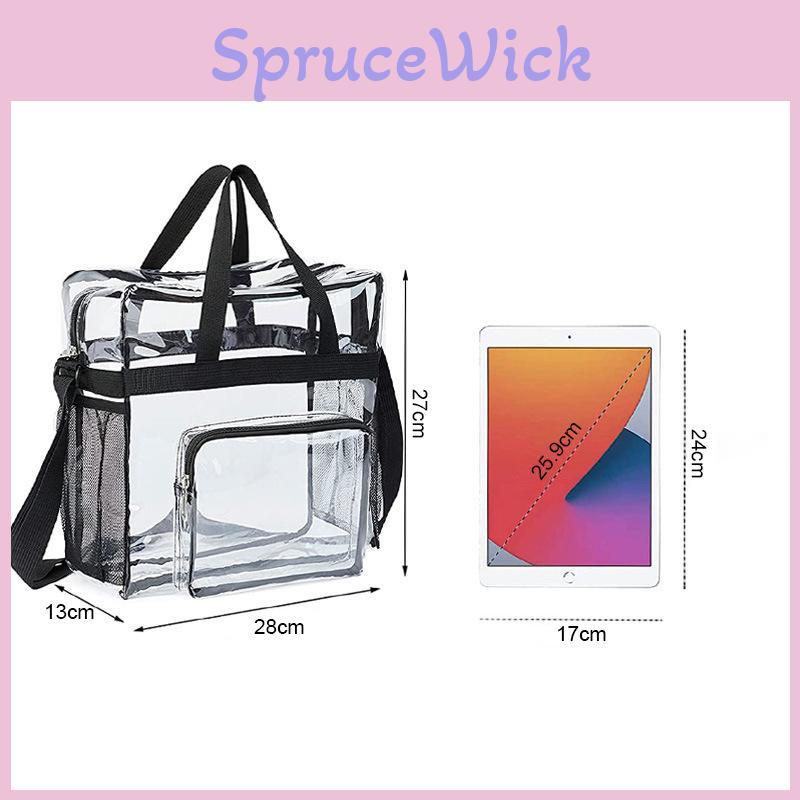 Pvc Transparent Travel Makeup Organizer With Sealed Closure For Suitcase Storage