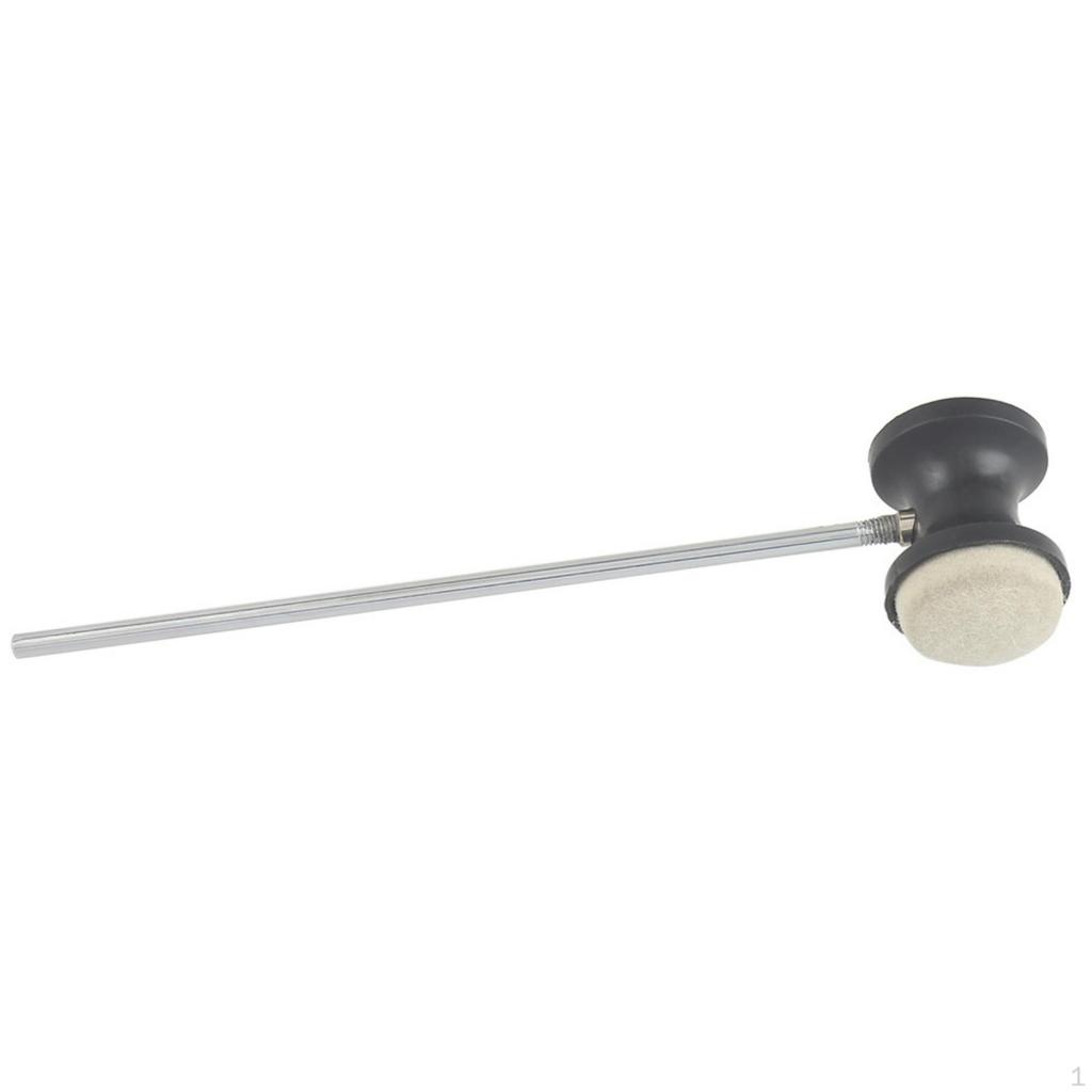 Bass Drum Beater with Felt Head Long-Lasting Hardware Portable