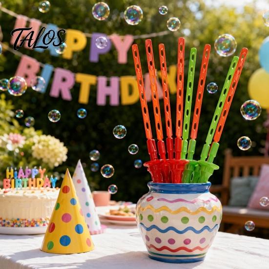 Bubble Wand Outdoor Giant Wand, Foam Maker for Kids, Transformable Triangle Toy Beach Backyard Party, Summer Game Gift Toddlers
